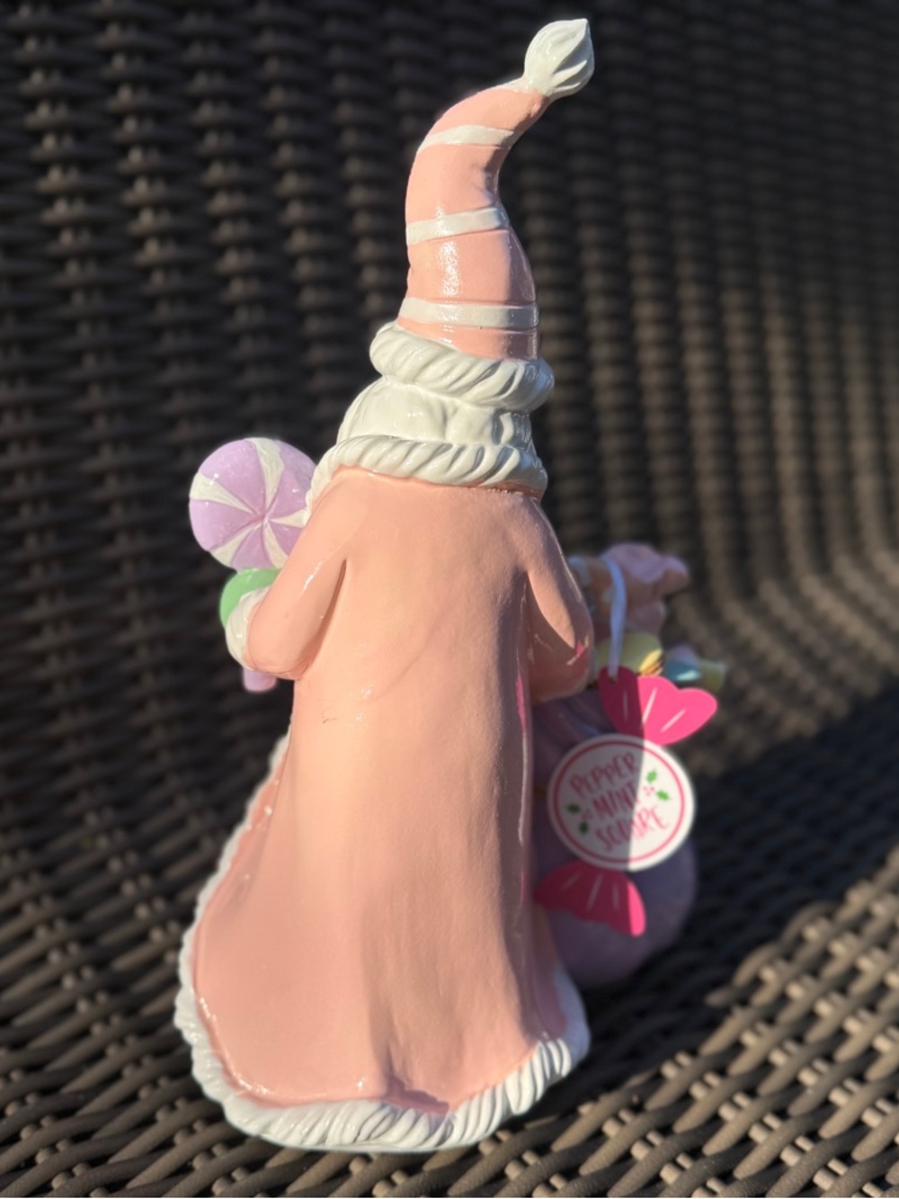 Pastel Candy Santa Figurine - NWT - Picture 4 of 16